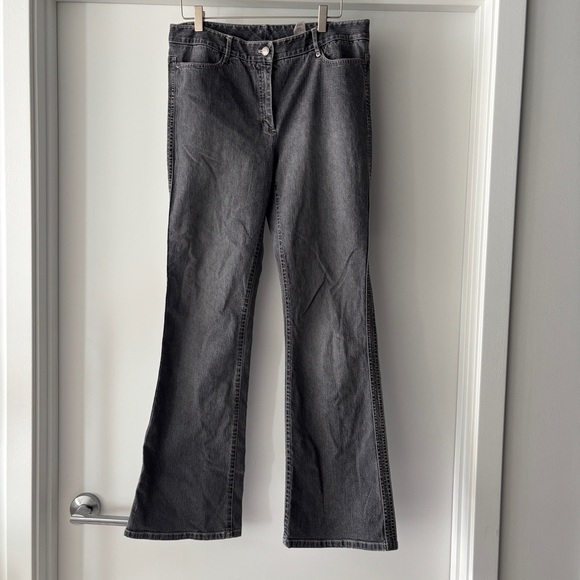 Elie Tahari Grey Boot Cut Jeans - Picture 1 of 6